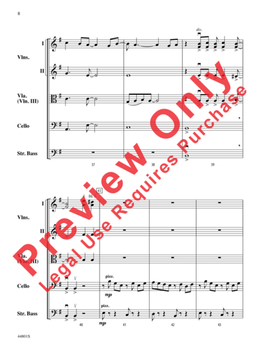 Mary, Did You Know? String Orchestra scores gallery preview page 11