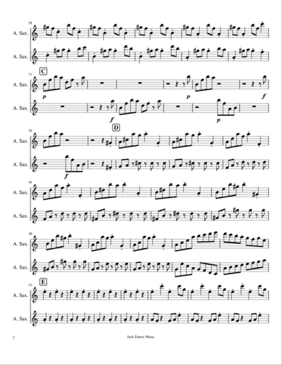 He Said She Said Woodwind Duet scores gallery preview page 2