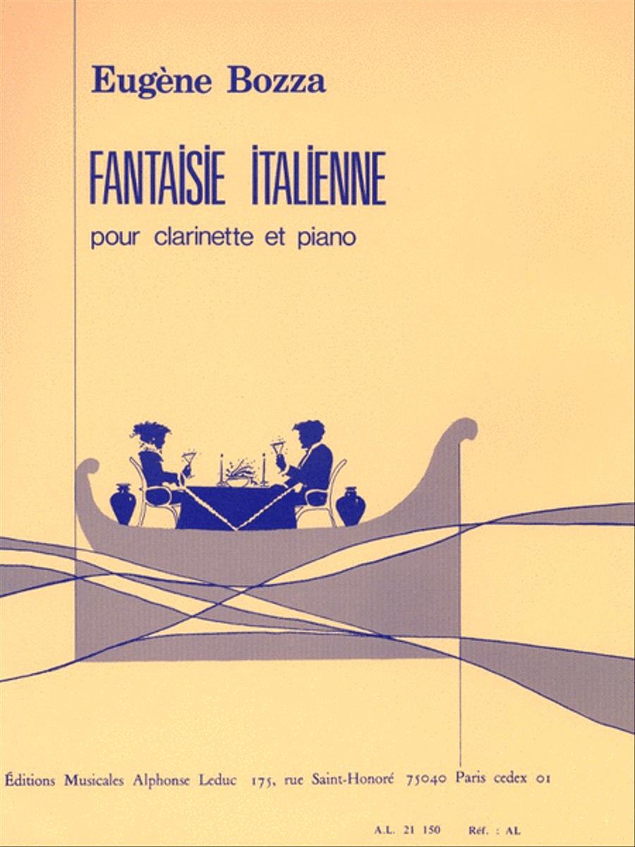 Fantaisie Italienne Pour Clarinette Et Piano Clarinet Solo scores gallery preview page 1