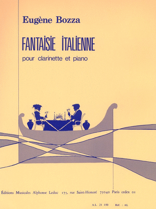 Book cover for Fantaisie Italienne Pour Clarinette Et Piano