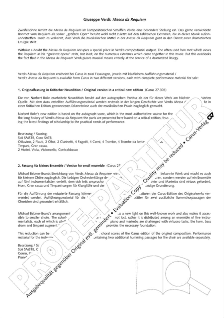 Quattro pezzi sacri Quattro pezzi sacri Orchestra scores gallery preview page 105