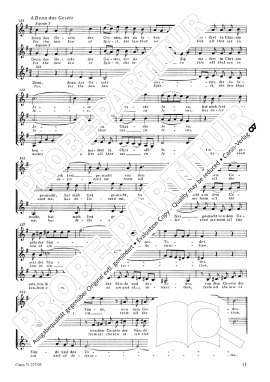 Jesu, my salvation (Jesu, thou my pleasure) SSATB scores gallery preview page 12