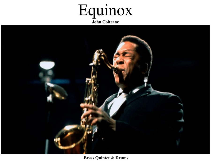Equinox Brass Ensemble scores gallery preview page 1