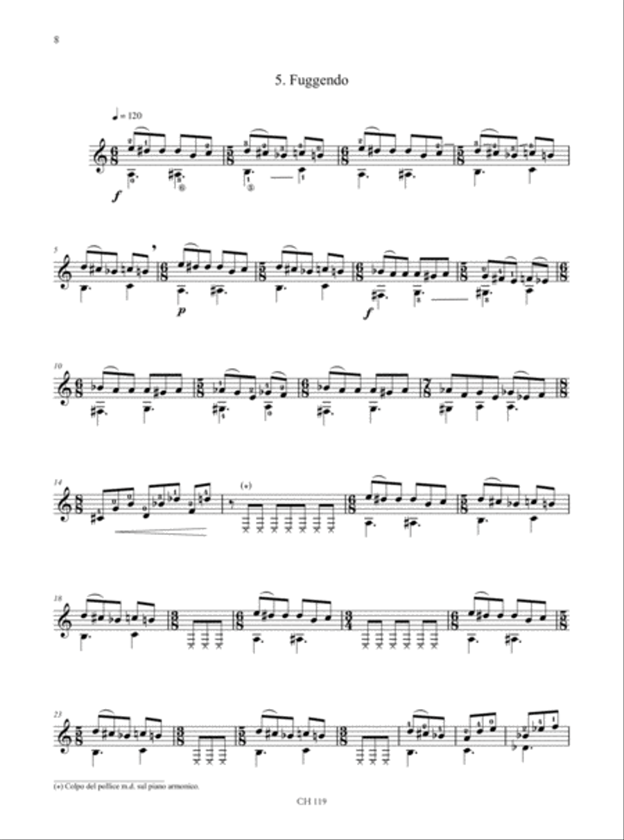 Una storia incredibile (An incredible tale) for Guitar (2009) Acoustic Guitar scores gallery preview page 2