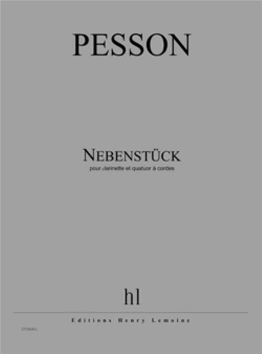 Nebenstuck Clarinet scores gallery preview page 1