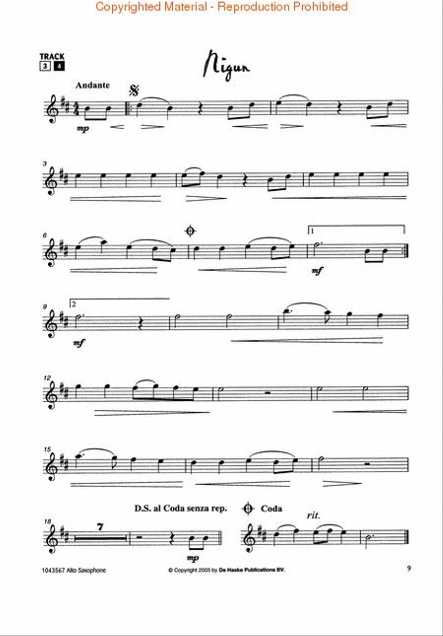 Play Klezmer! Alto Saxophone scores gallery preview page 2
