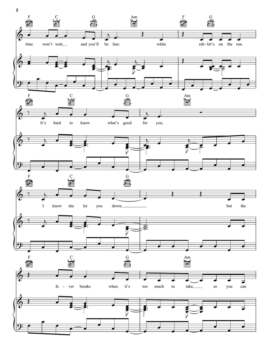 Carousel Piano, Vocal, Guitar scores gallery preview page 2