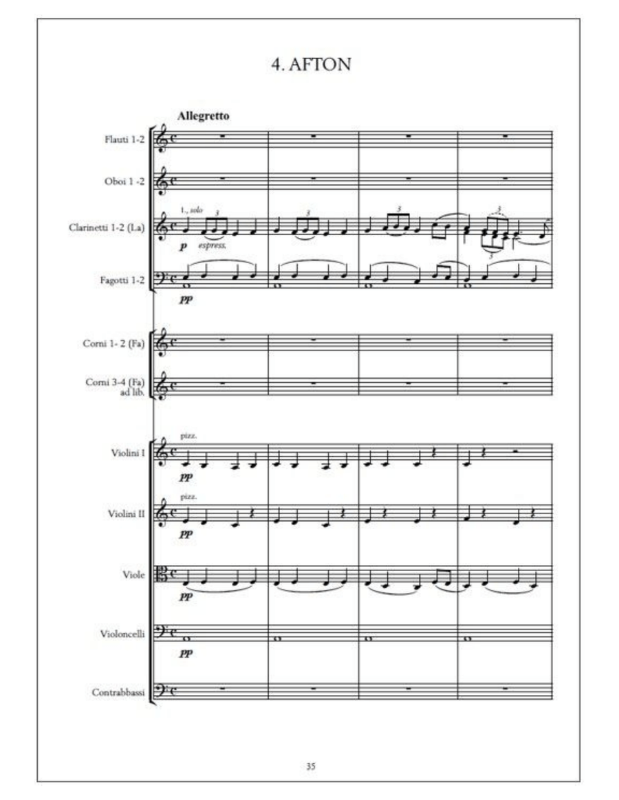 Orchestral suite Sunrise - Study score Orchestra scores gallery preview page 5