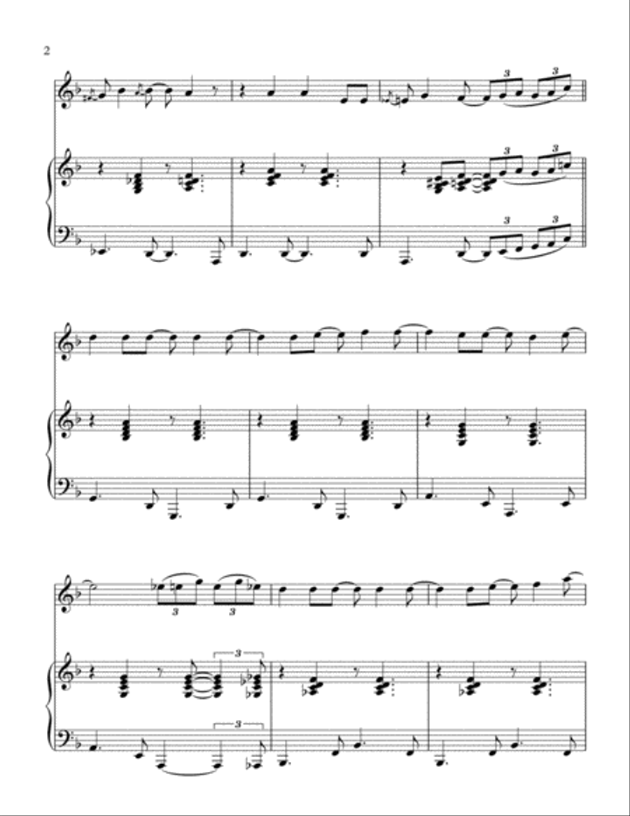 Livin' La Vida Loca Flute Solo scores gallery preview page 3