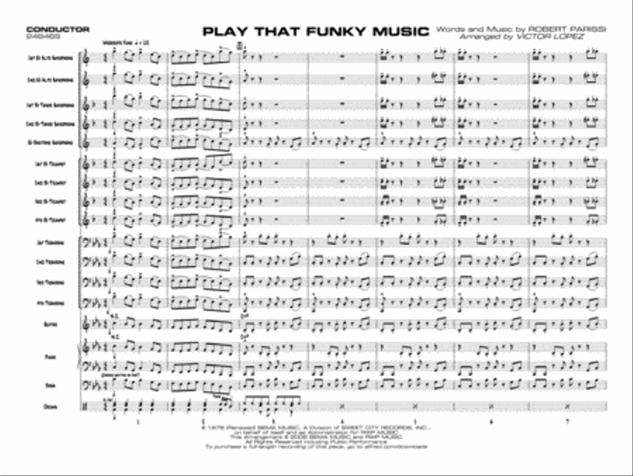 Play That Funky Music Jazz Ensemble scores gallery preview page 2