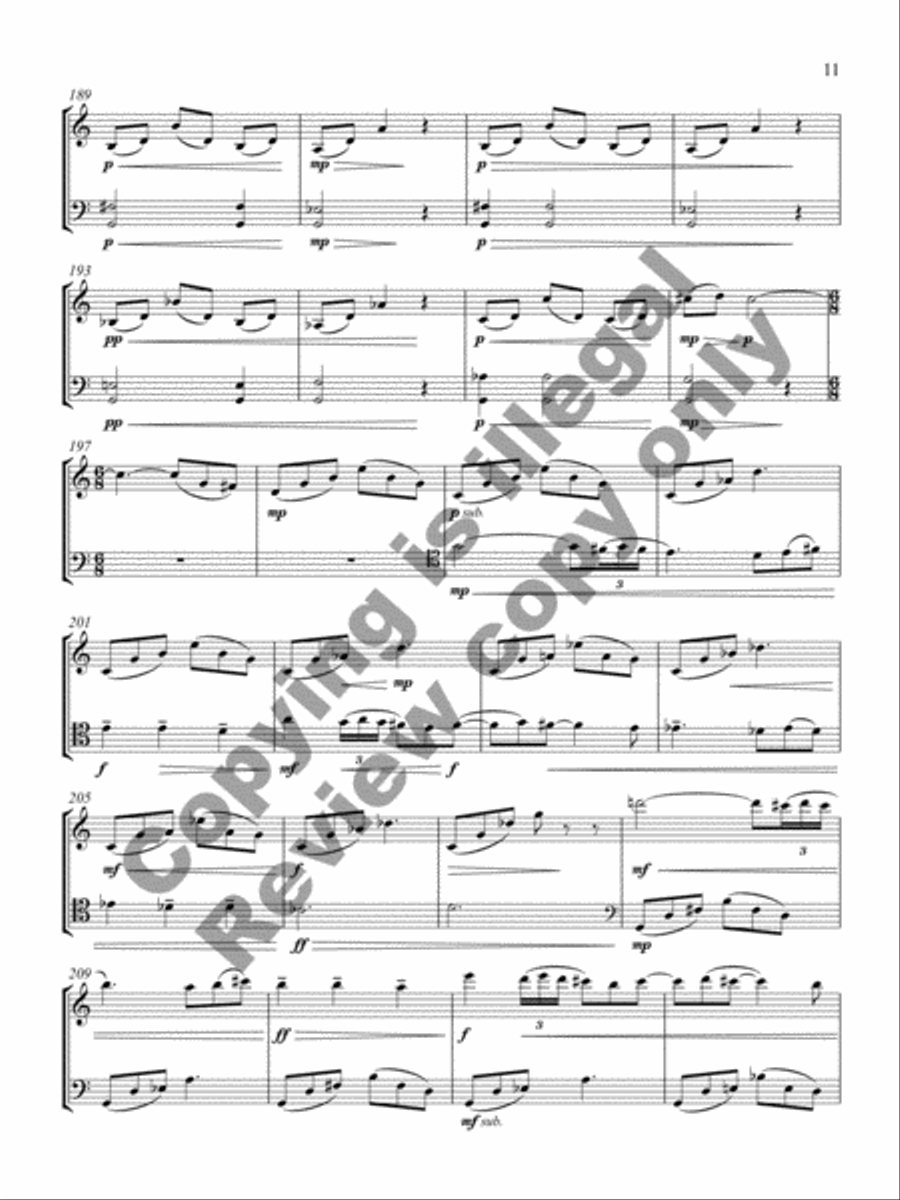 Prelude Variations Cello scores gallery preview page 7