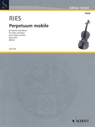 Book cover for Perpetuum mobile, Op. 34