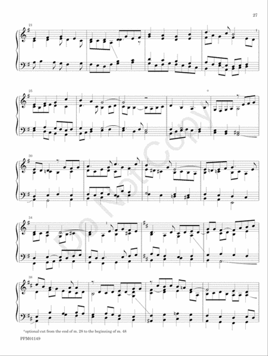 Organ Works for the Church Year Organ scores gallery preview page 33