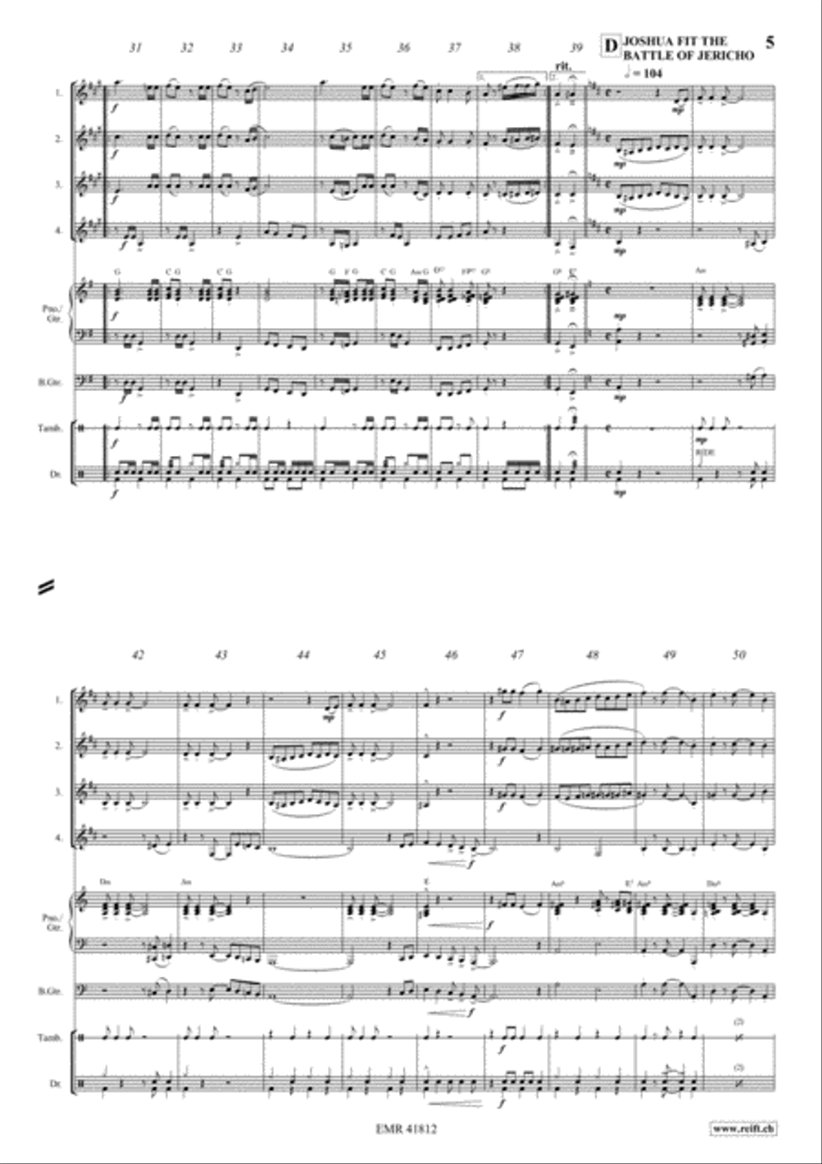 Fascinatin' Gospels Trumpet scores gallery preview page 5