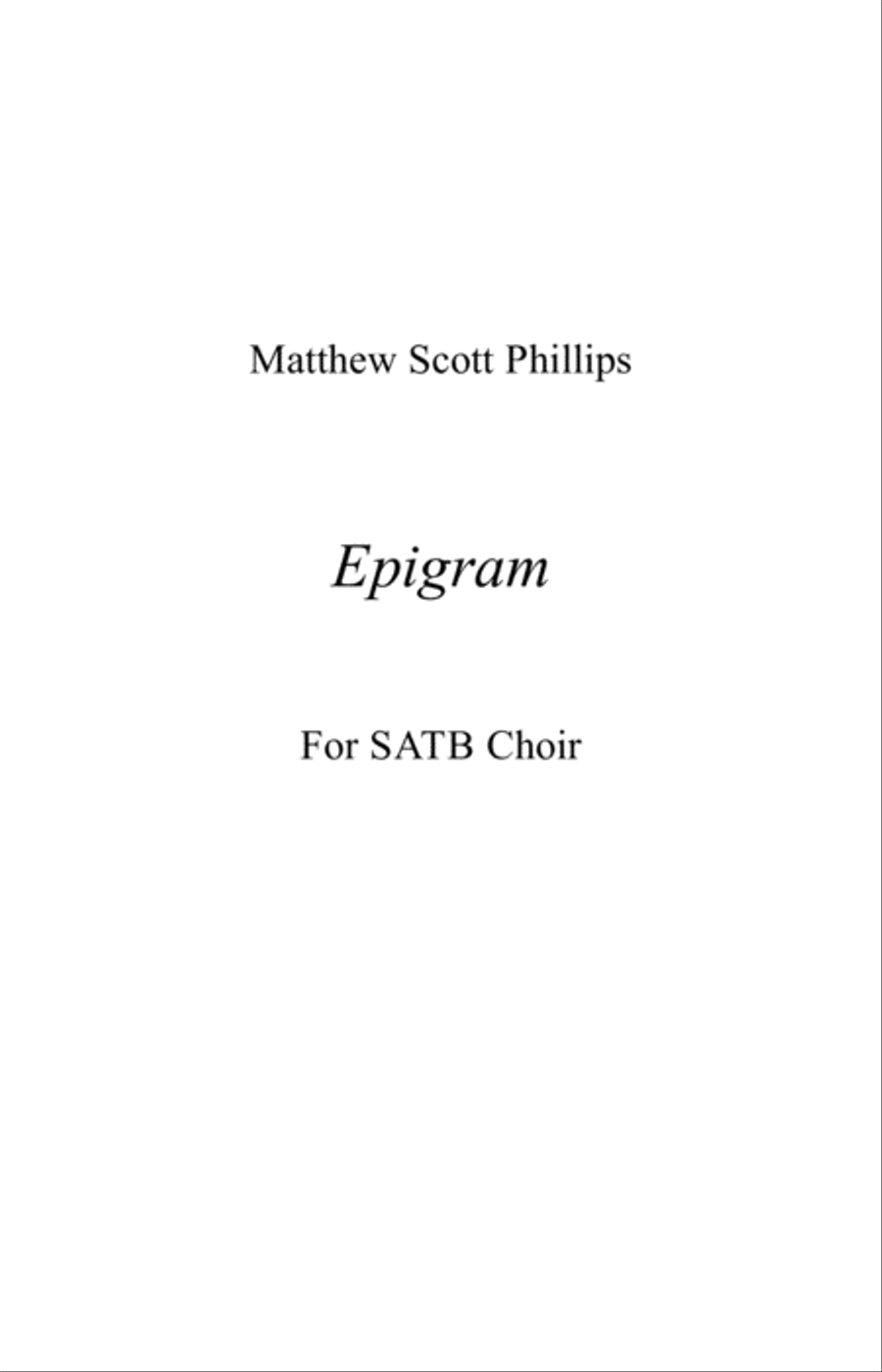 Epigram 4-Part scores gallery preview page 1