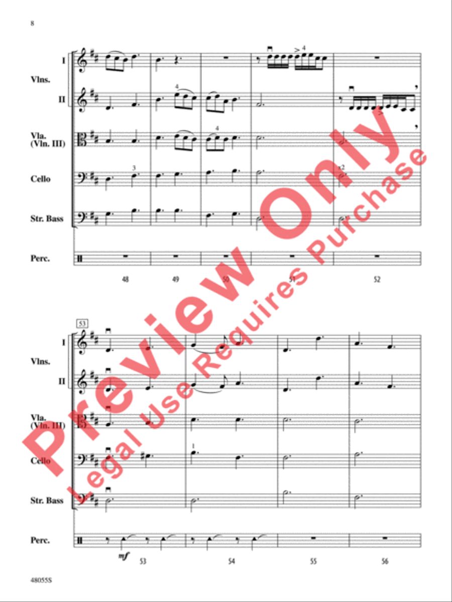 Harry Potter -- Wizards Unite---Selections from the Real-World Augmented Reality Mobile Game String Orchestra scores gallery preview page 9