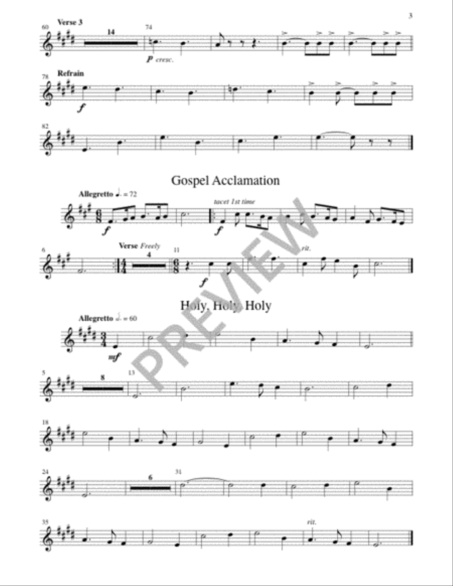 Missa Pacem - Brass Quintet edition 3-Octaves scores gallery preview page 4
