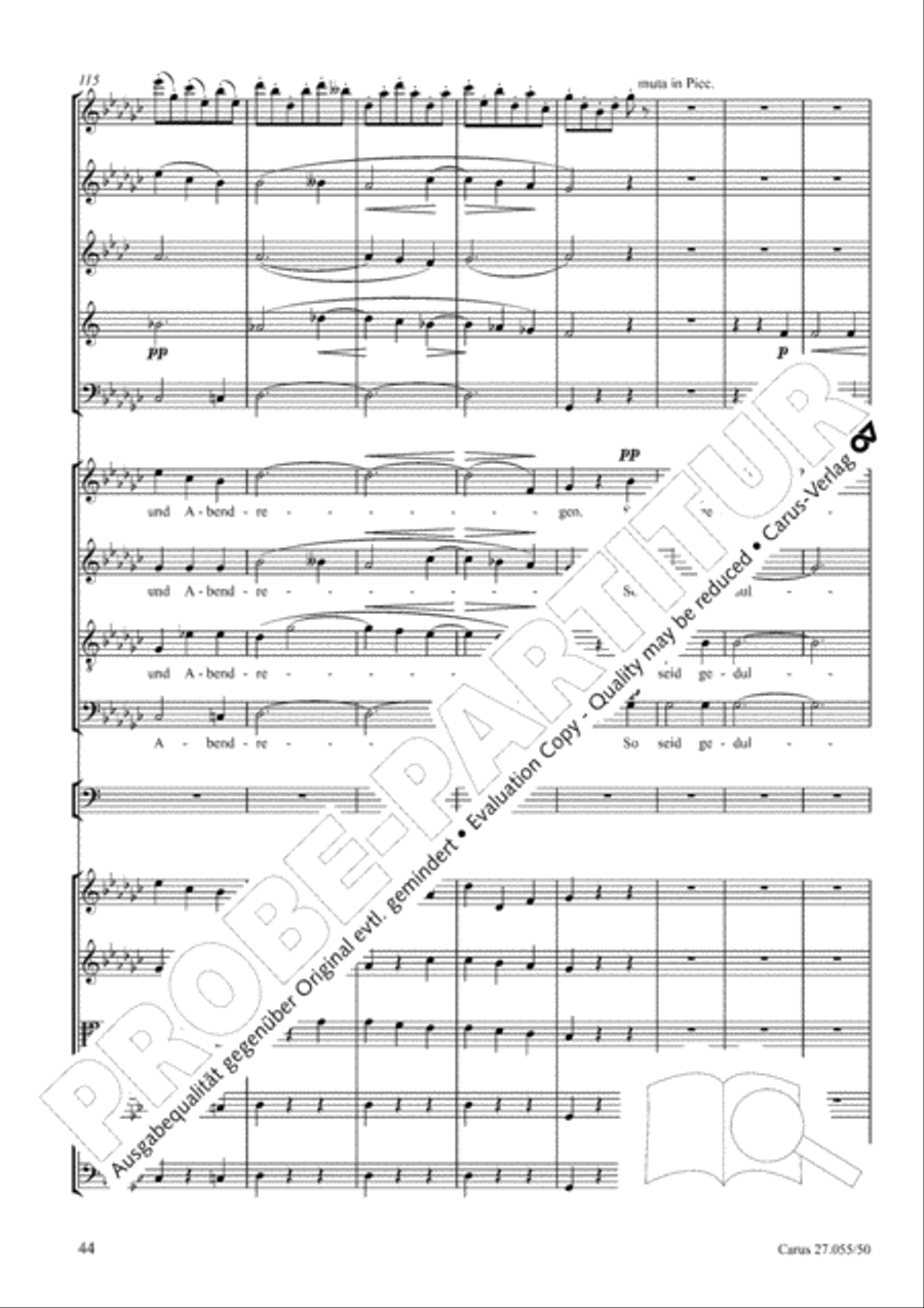 Ein Deutsches Requiem (German Requiem) 4-Part scores gallery preview page 51