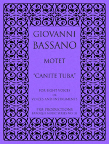 Motet, 'Canite tuba' (score and part set)
