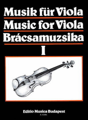 Book cover for Music for Viola – Volume 1