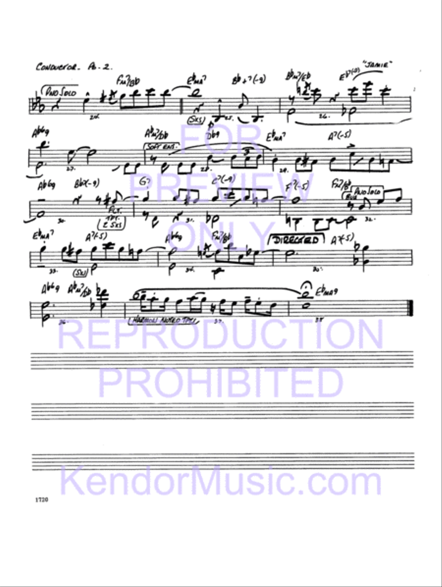 Jamie Jazz Ensemble scores gallery preview page 3