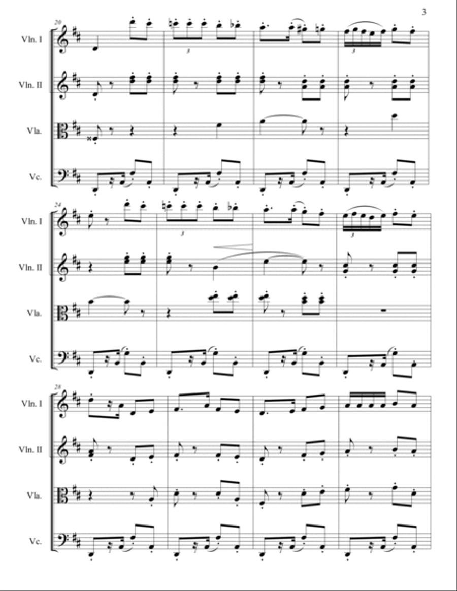 Habanera String Quartet scores gallery preview page 4
