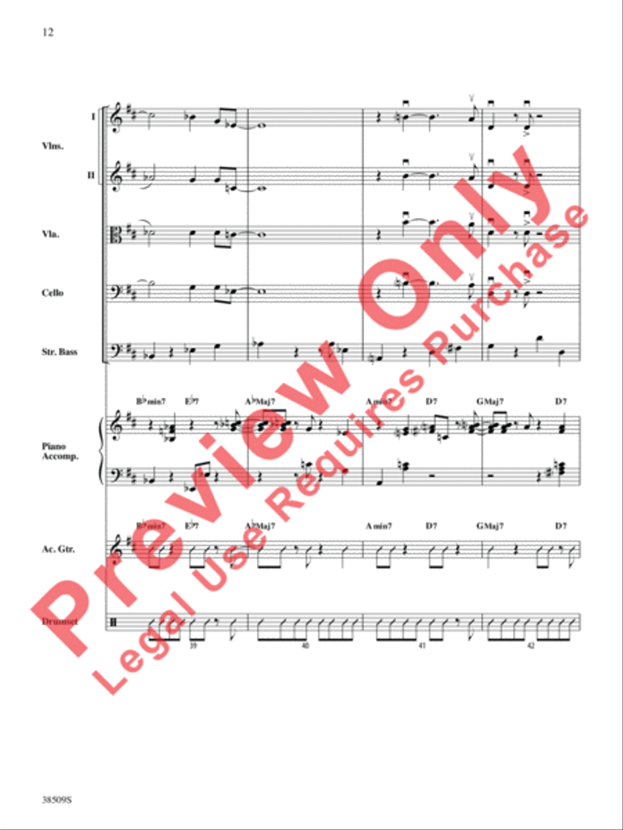 Recorda Me String Orchestra scores gallery preview page 13