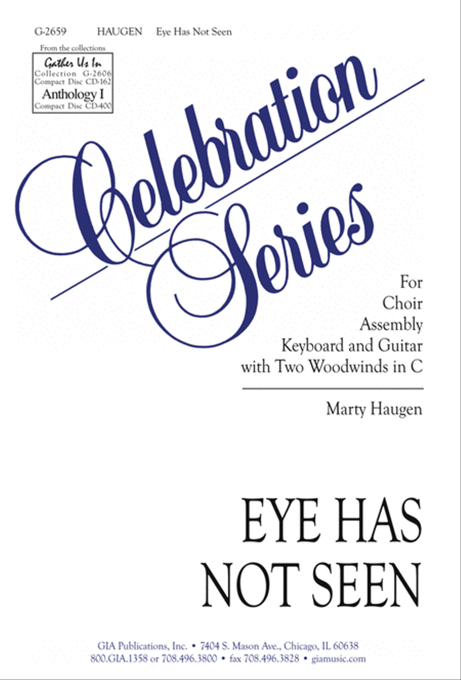 Eye Has Not Seen 4-Part scores gallery preview page 1