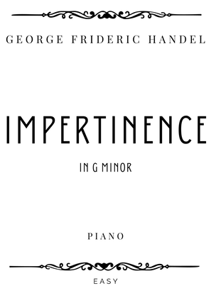 Book cover for Handel - Impertinence in G minor - Easy