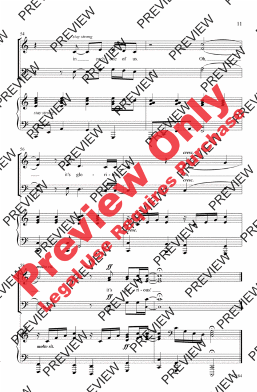Glorious 3-Part scores gallery preview page 11