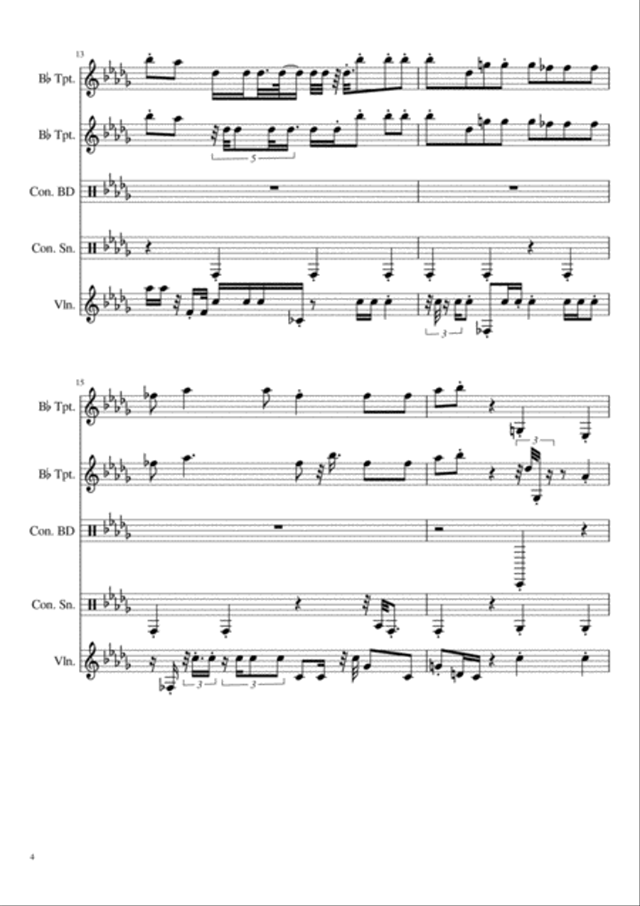 Beet Small Ensemble scores gallery preview page 4