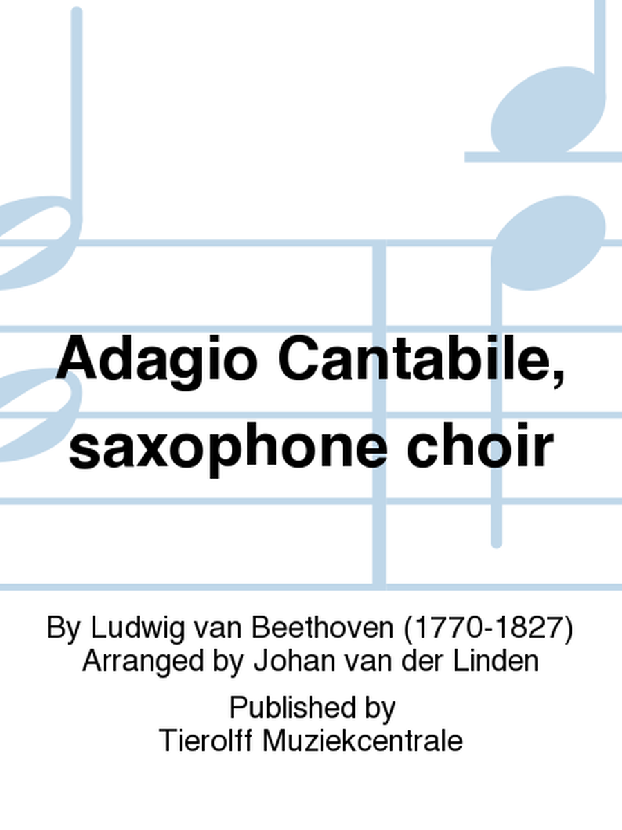 Adagio Cantabile, Saxophone Ensemble