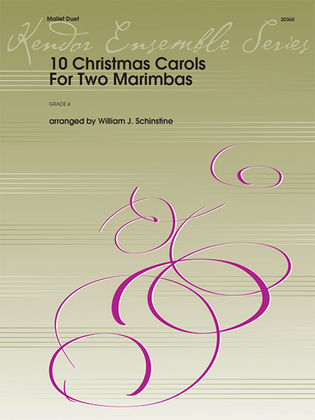 10 Christmas Carols For Two Marimbas