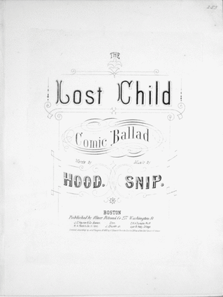 The Lost Child. Comic Ballad