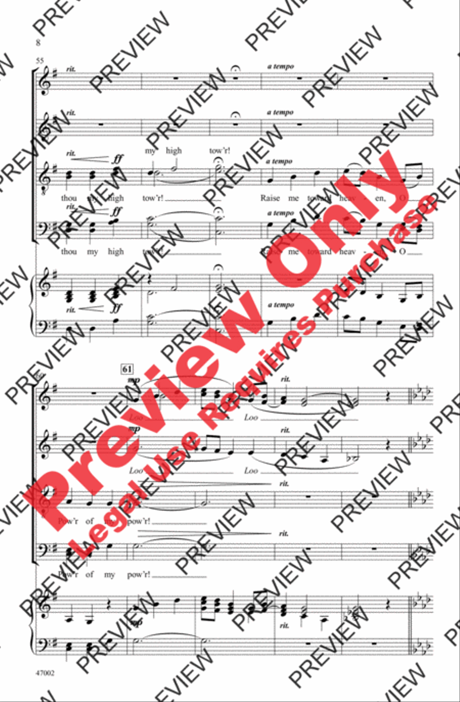 Be Thou My Vision Be Thou My Vision 4-Part scores gallery preview page 8