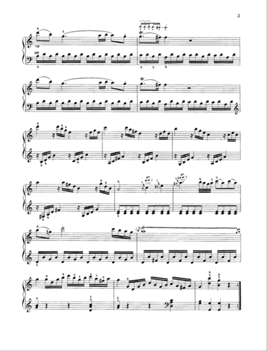 Sonata C major, K. 545 Piano Solo scores gallery preview page 2