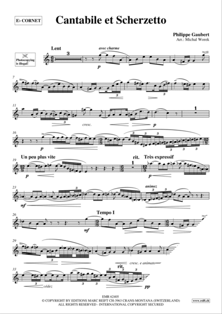 Cantabile et Scherzetto Cornet scores gallery preview page 3