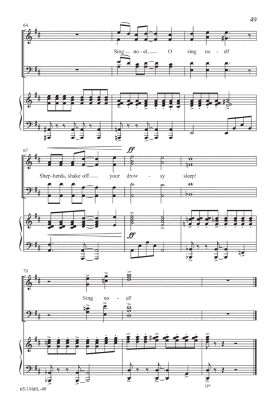 A New Birth...A New Beginning 4-Part scores gallery preview page 50
