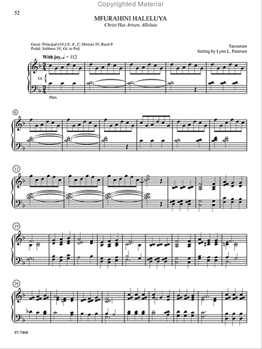 Hymn Prelude Library: Lutheran Service Book, Vol. 7 (M) Organ scores gallery preview page 7