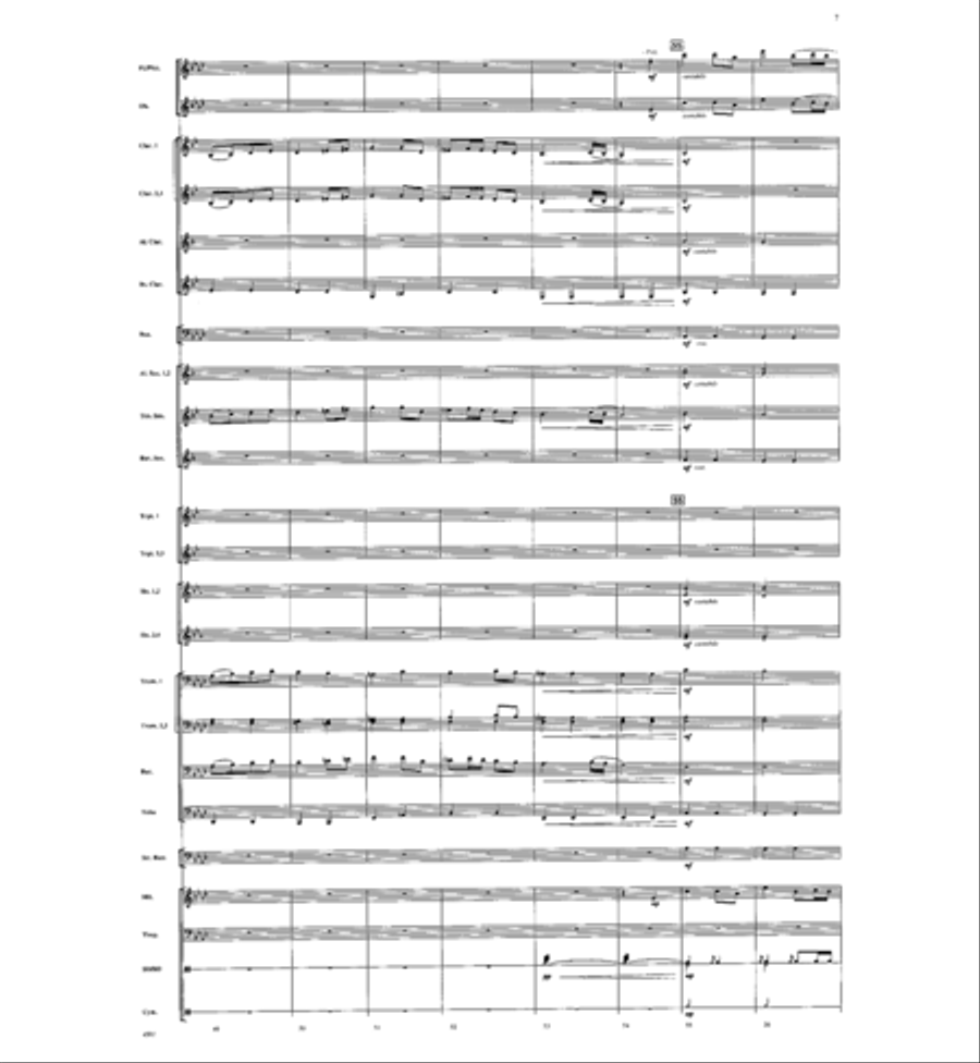 March: Celebration and Glory Concert Band scores gallery preview page 8