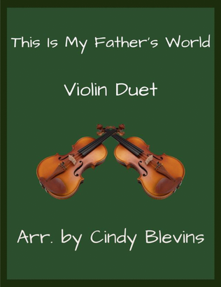 Book cover for This Is My Father's World, Violin Duet