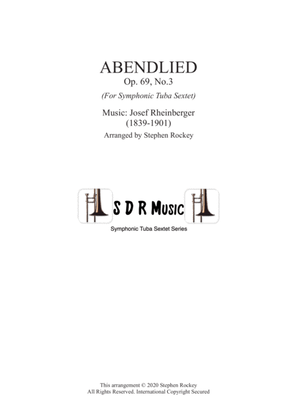 Book cover for Abendlied for Symphonic Tuba Sextet