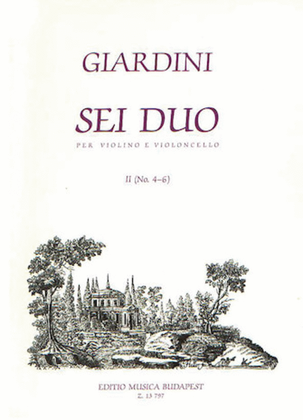 Book cover for Sei Duo Per Violino E Violoncello
