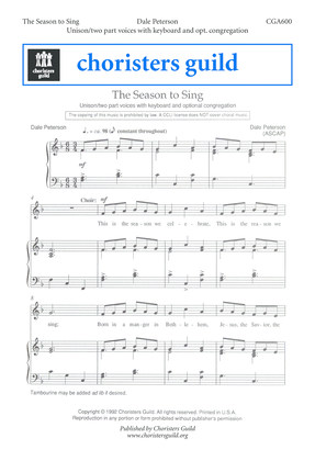 The Season to Sing