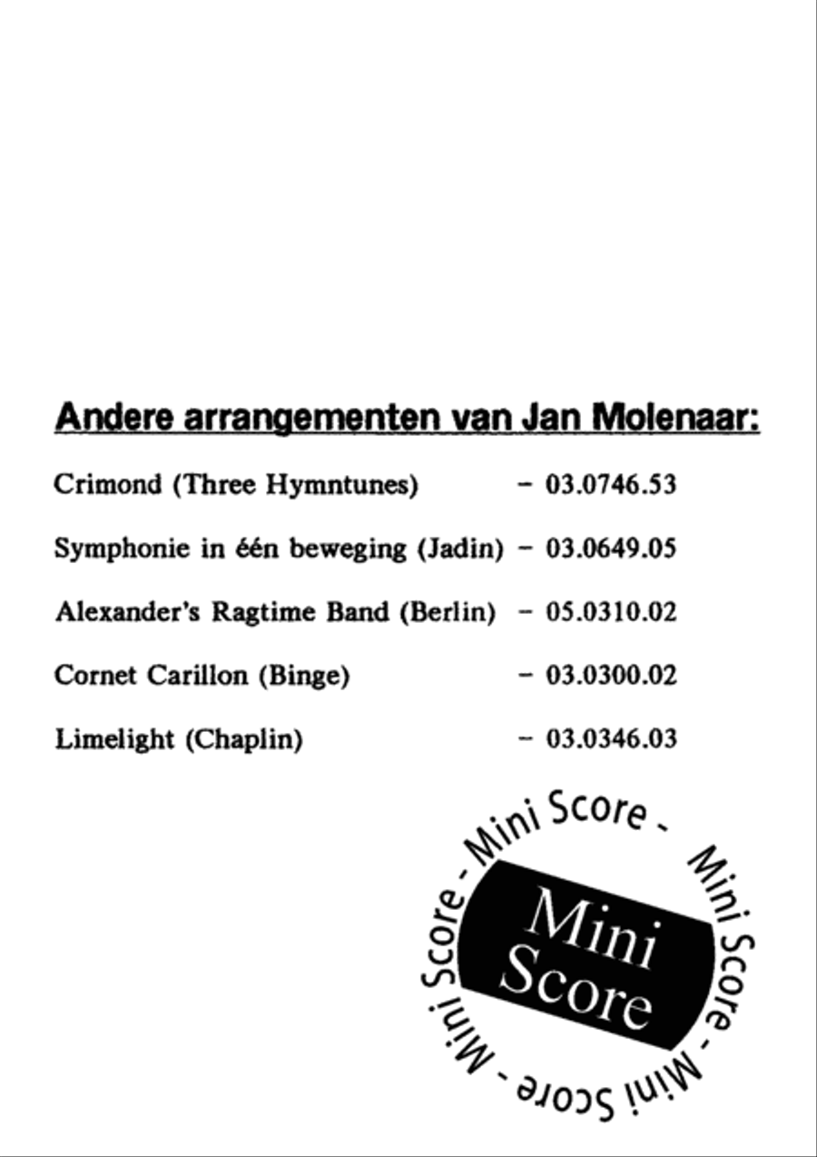 Ouverture Pour Orchestre Militaire Concert Band scores gallery preview page 57