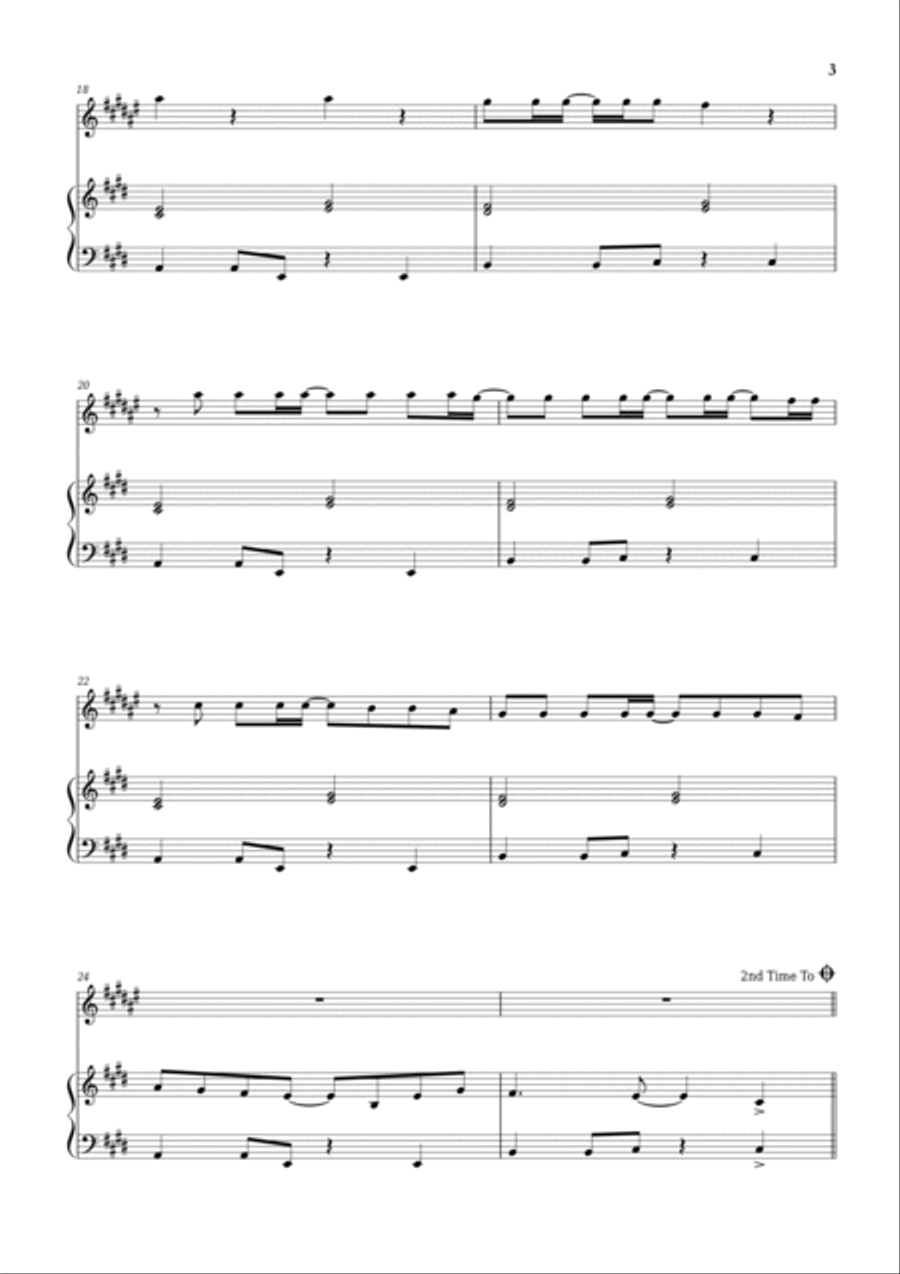 Anti-hero B-Flat Clarinet scores gallery preview page 3