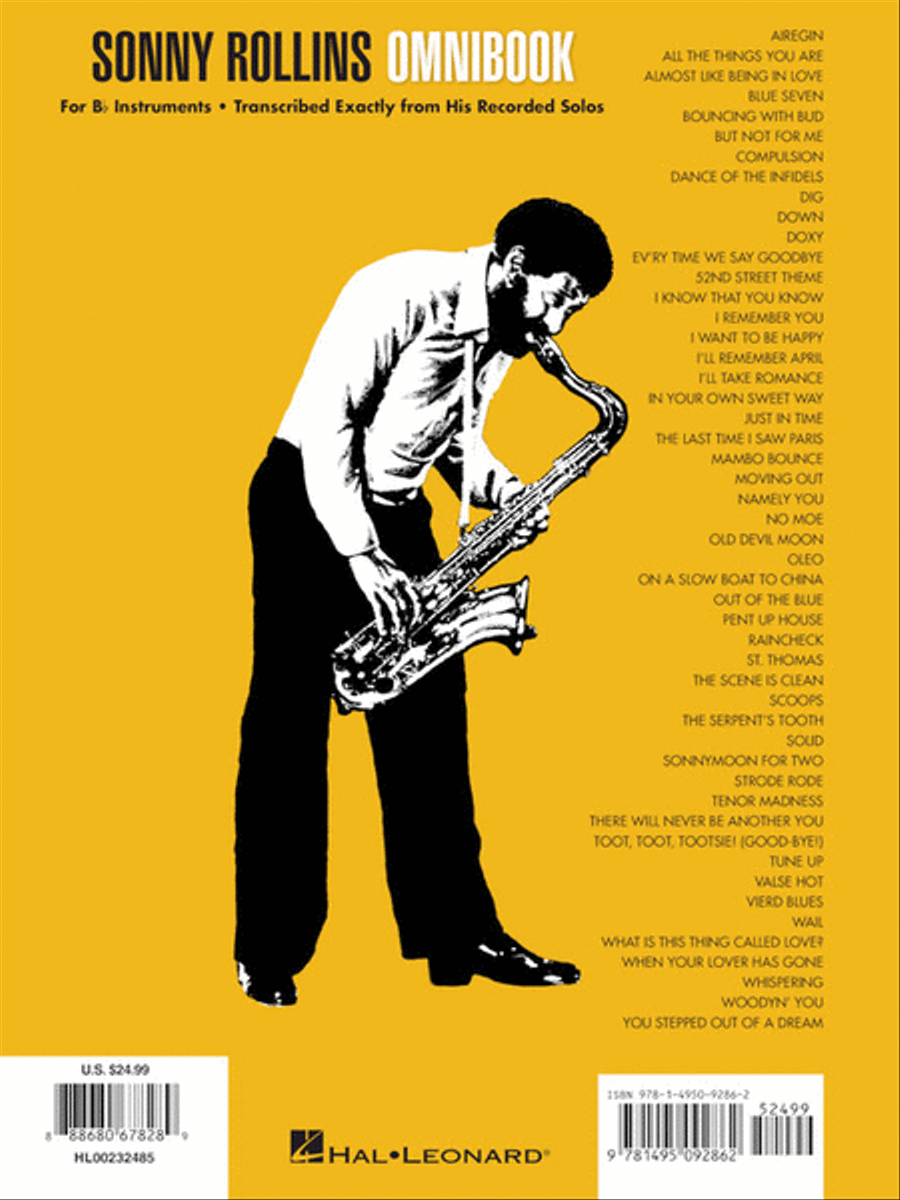 Sonny Rollins Omnibook B-Flat Instrument scores gallery preview page 7
