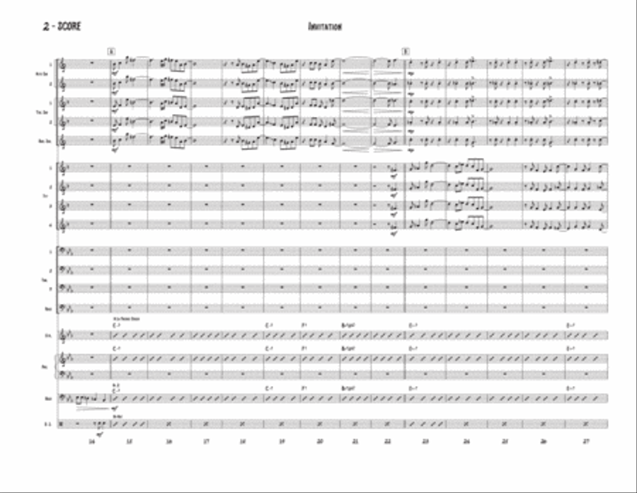 Invitation Jazz Ensemble scores gallery preview page 2