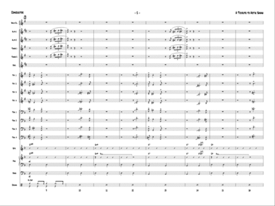 A Tribute to Artie Shaw A Tribute to Artie Shaw Jazz Ensemble scores gallery preview page 3