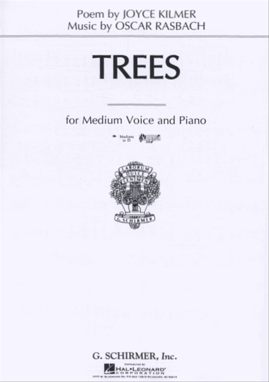 Trees Medium-High Voice scores gallery preview page 1